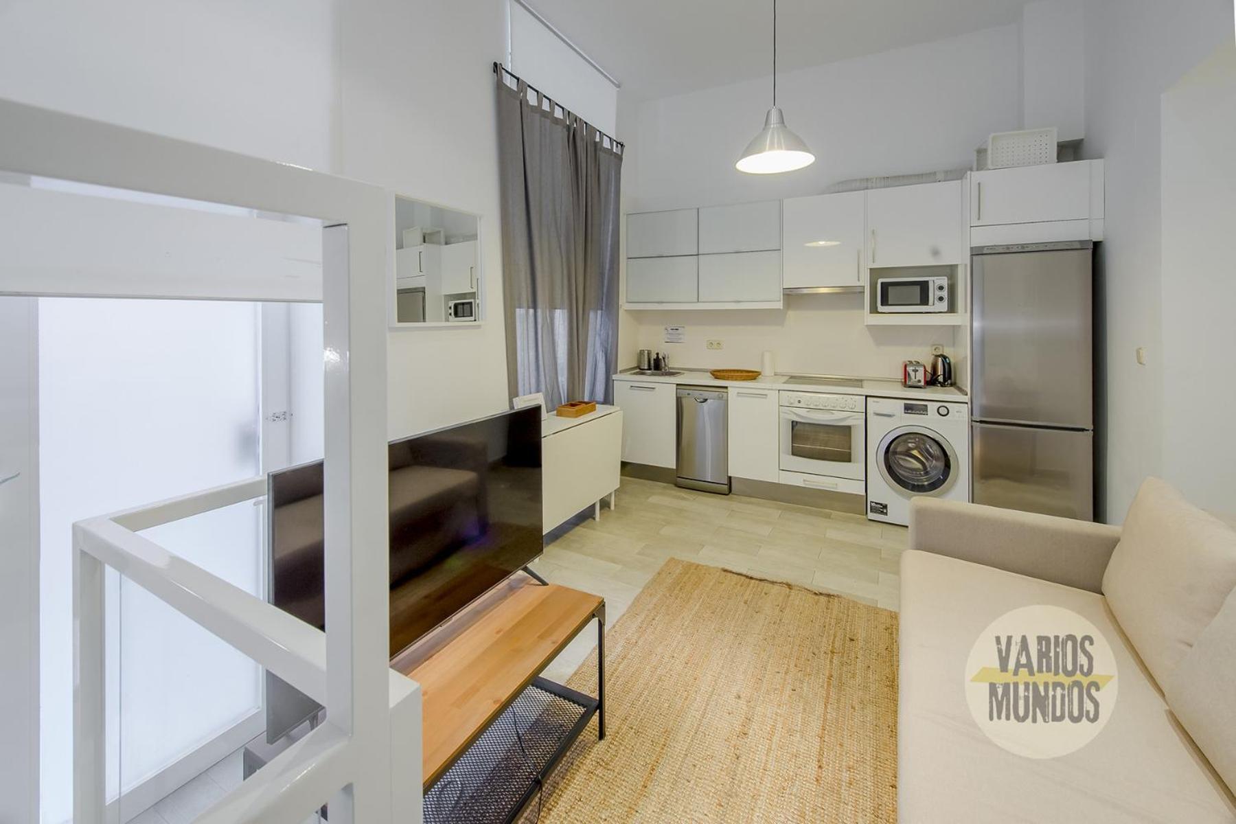 Stylish Loft With 2 Beedrooms En El Centro - La Latina E2 Apartment