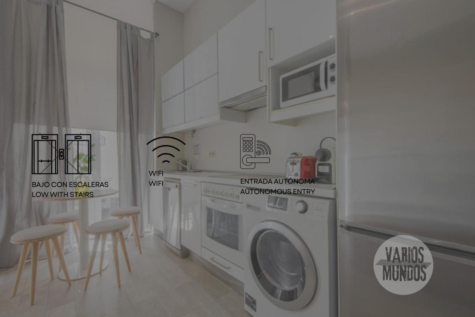 Stylish Loft With 2 Beedrooms En El Centro - La Latina E2 Apartment